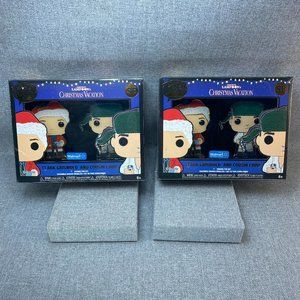 2 Funko Pop Pin National Lampoons Christmas Vacation Clark Griswold Cousin Eddie